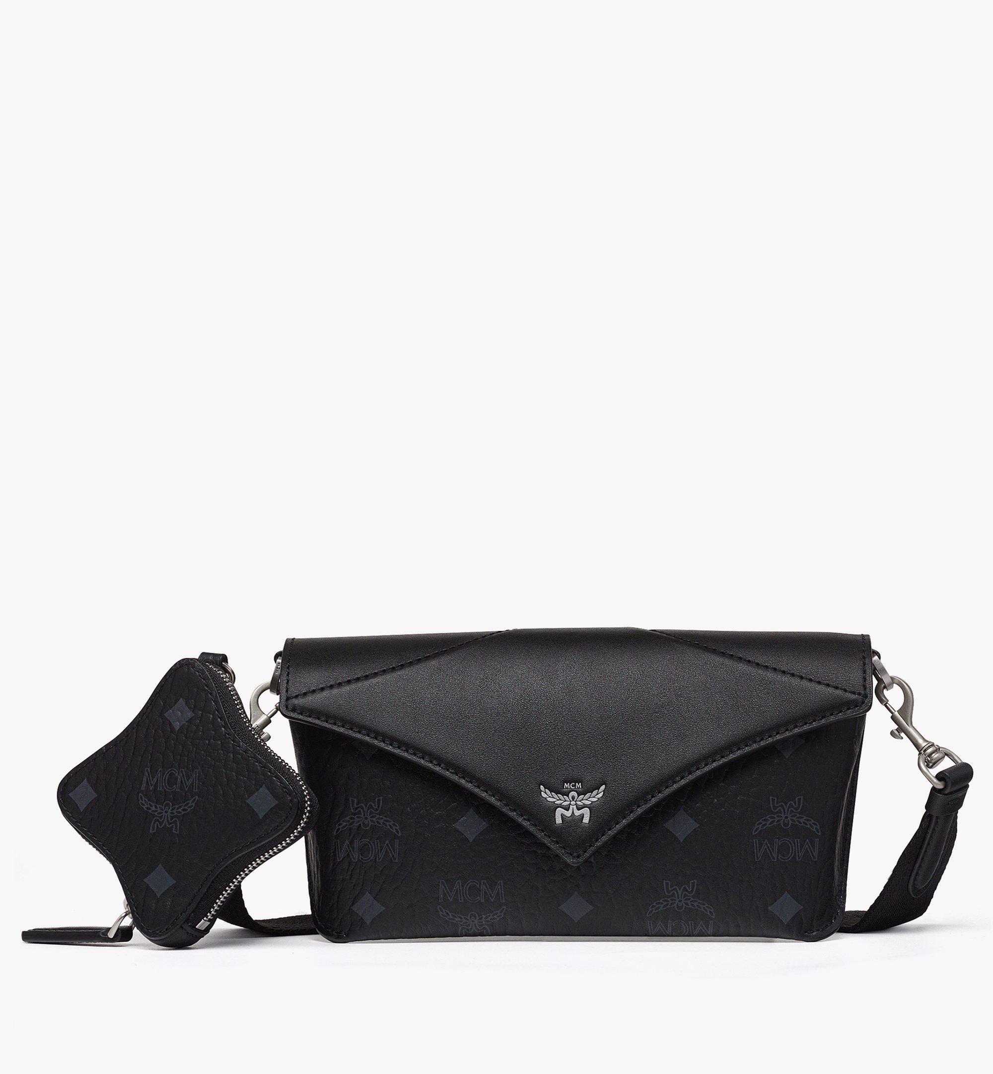 Mcm sling bag black on sale